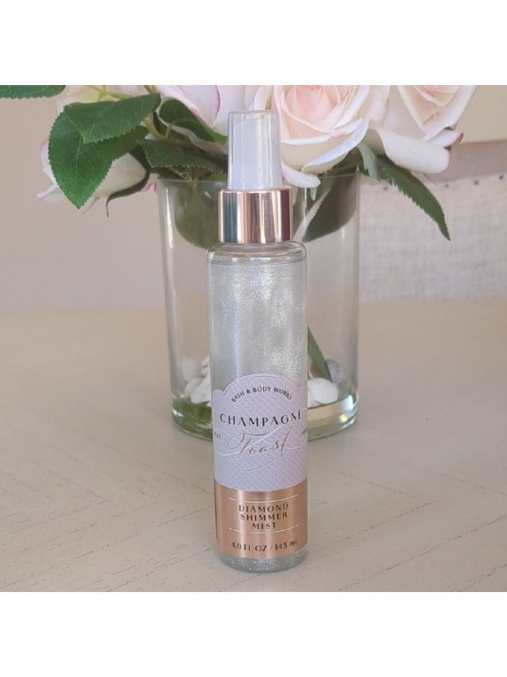 New Bath & Body Works Champagne Toast Diamond Shimmer Mist